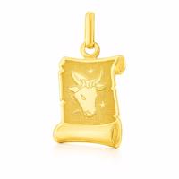 Zlatý 585/1000 přívěsek FE-22661 znamení zvěrokruhu BÝK