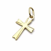 Zlatý 585/1000 přívěsek křížek