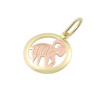 Zlatý 585/1000 přívěsek ze žlutého a červeného zlata  zvěrokruh Beran