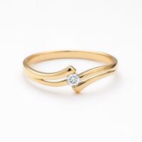 Zlatý 585/1000 prsten s briliantem 381.0107 0,09ct