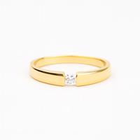 Zlatý 585/1000 prsten s briliantem 381.2187 0,09ct