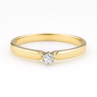 Zlatý 585/1000 prsten s briliantem 411.9018 0,05ct