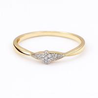 Zlatý 585/1000 prsten s brilianty 381.0734 0,08ct