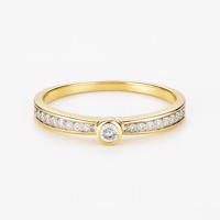 Zlatý 585/1000 prsten s brilianty 381.1242 0,15ct
