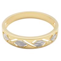 Zlatý 585/1000 prsten vícebarevný NP19