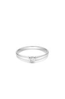 Zlatý 585/1000 prsten z bílého zlata s briliantem 396.3120 0,03ct